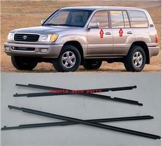 Zunanja zaščitna letev okna avtomobilskih vrat za Toyota Landcruiser 1998-2007 FZJ100