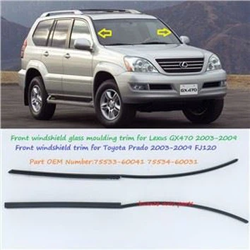 Letev sprednjega vetrobranskega stekla za Toyota Prado 2005 Lexus GX470 75533-60041 75534-60031